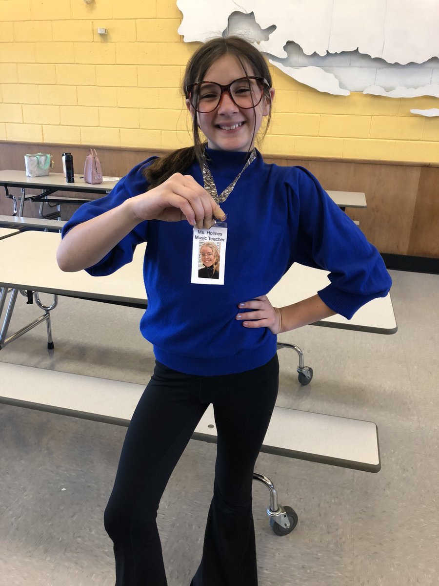 “Dress like your Music Teacher Day” — I think they totally nailed it!!😎 I dressed as Mr. T 🎶