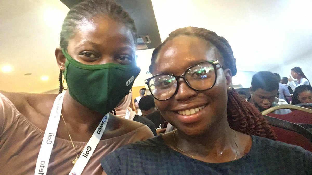 empath_el's tweet image. Met the Bosslady @feyi_bosslady just now @oscafrica #OSCAFest22 #githubxoscafest22 #GitHubxOSCA