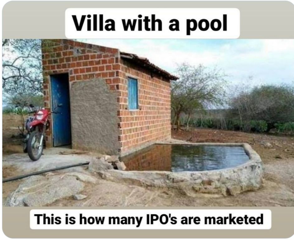 bankniftydoctor's tweet photo. How some IPOs were marketed...??😃😃

#IPO 
#investing https://t.co/gH5LeVDAOc