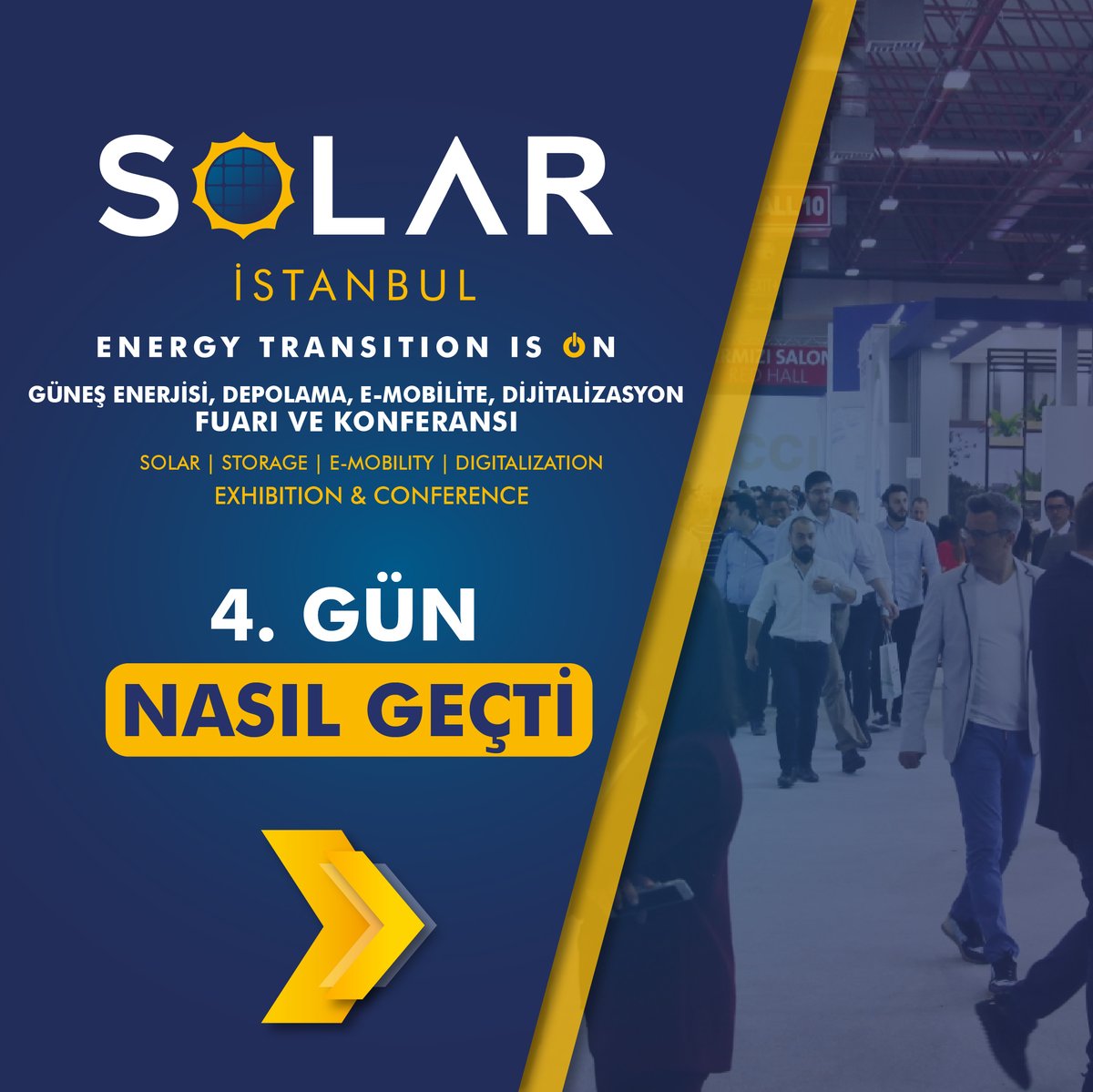 SolarIstanbul's tweet image. On bine yakın ziyaretçi ve yüze yakın katılımcı firmayla başarılı bir şekilde Solar İstanbul Fuarı’nı tamamladık. Seneye görüşmek üzere..

#solar #solarexpo #fuar #güneşenerjisi #yenilenebilirenerji #güneşpaneli #üretim #enerjisektörü #endüstri #ges #elektrik