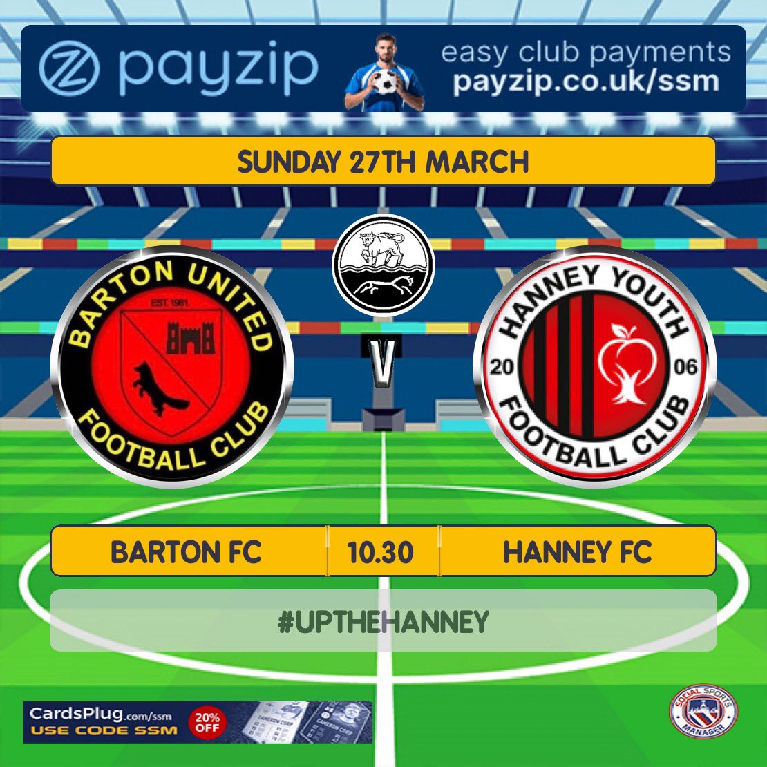 Tomorrow we travel to take on <a href="/Bufc1981/">Barton United F.C</a> 
#upthehanney
❤️🖤❤️🖤❤️🖤
