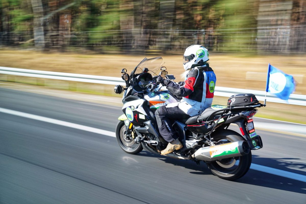 After several hours on the road, <a href="/SadhguruJV/">Sadhguru</a> receives a cordial welcome in Prague by the ambassador of India to the Czech Republic at the Embassy of India. <a href="/IndiainCzechia/">India in Czech Republic</a> 
#SaveSoil 
Action now: savesoil.org
#ConsciousPlanet