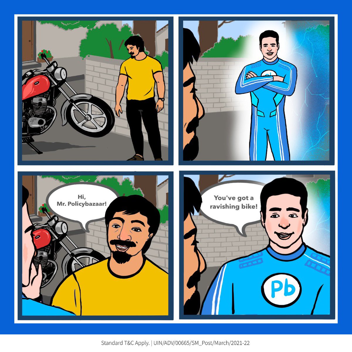 policybazaar's tweet photo. Now is the perfect time for you to get Motor Insurance! Check out what Mr Policybazaar has to say about it.
#policybazaar #insurance #motorinsurance #bikeinsurance #carinsurance #mrpolicybazaar https://t.co/OIMPfkvVh0