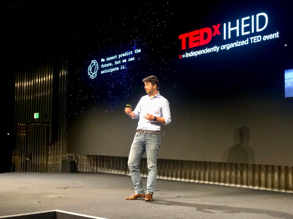 "We cannot predict the future, but we must anticipate it." A pleasure to participate @TEDxIHEID today! #ScienceDiplomacy #anticipation <a href="/GESDAglobal/">Geneva Science and Diplomacy Anticipator</a>