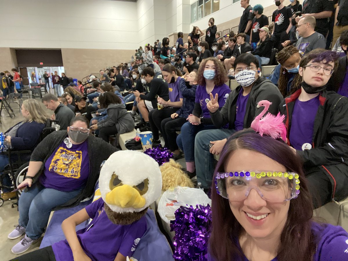 Richardson Robotics (@rhsrobot) on Twitter photo Day 2 <a href="/FRCTeams/">FIRST Robotics Competition</a> for the Cybirds! Getting ready to go on the field! Our cheer section is ready!! 💜💛<a href="/RISD_CTE/">RISD CTE</a> <a href="/RichardsonHS1/">Richardson HS</a> Day 2 <a href="/FRCTeams/">FIRST Robotics Competition</a> for the Cybirds! Getting ready to go on the field! Our cheer section is ready!! 💜💛<a href="/RISD_CTE/">RISD CTE</a> <a href="/RichardsonHS1/">Richardson HS</a>