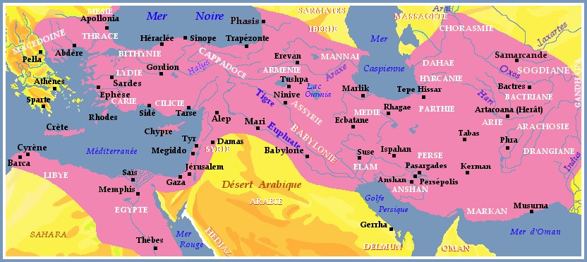 Nous sommes donc en -401. L’Empire Perse est le plus puissant et le plus étendu du monde. Il est dirigé par le roi des rois Artaxerxès II. Son frère, Cyrus le jeune, souhaite alors l’éliminer pour prendre le pouvoir.