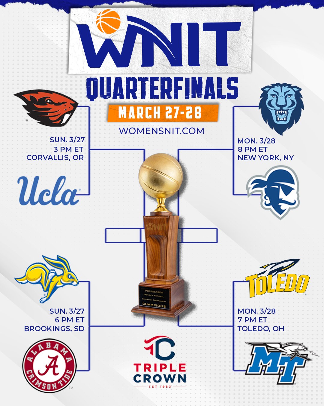 WNIT on Twitter "And then there were 8⃣... 2022 Postseason WNIT