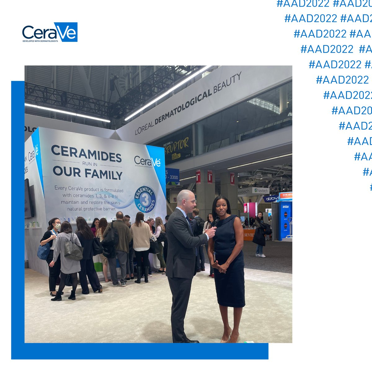 Tom_Allison_'s tweet photo. Here we go -> CeraVe #SkinChat at #AAD2022
Tune in later for the interviews
@208SkinDoc and Dr. Nianda Reid
@CeraVe,
DEVELOPED WITH CERAMIDES
#DEVELOPEDWITHDERMS
#ShareSkincare https://t.co/FhiojpbHvj