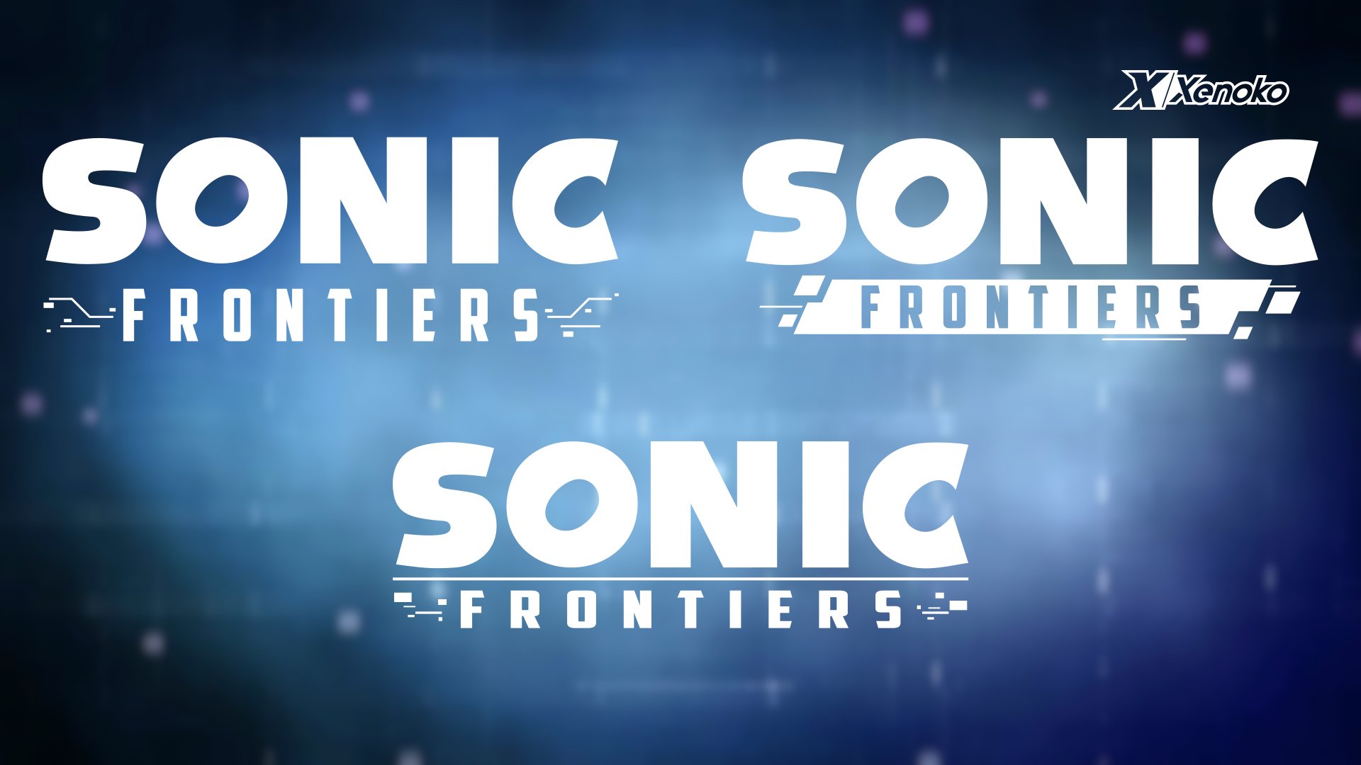 Xenoko on X: Felt like reposting my Sonic Frontiers UI mockups