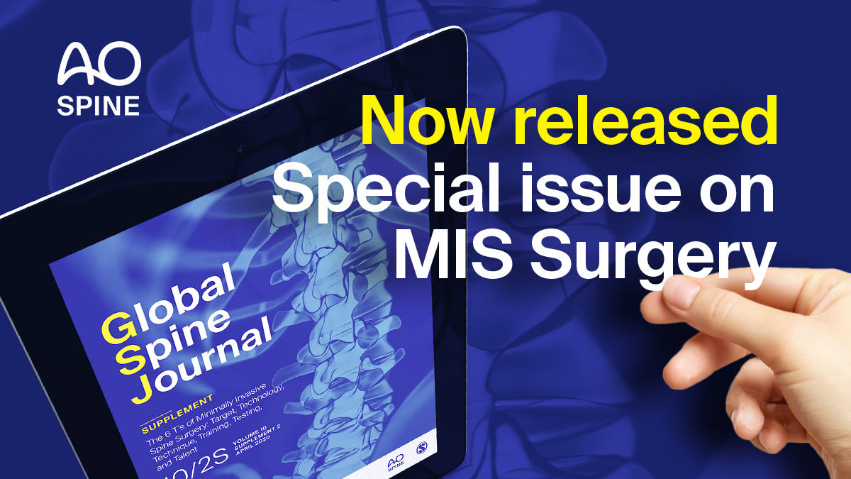 GlobalSpineJ's tweet photo. Don't forget to read our Special Issue on Minimally Invasive Spine Surgery: https://t.co/J1XVzmRVCD

#minimallyinvasive #mis #spine #spinesurgery #openaccess #spinecare #spinaldisorders #spinehealth https://t.co/6YUWZ9HERL