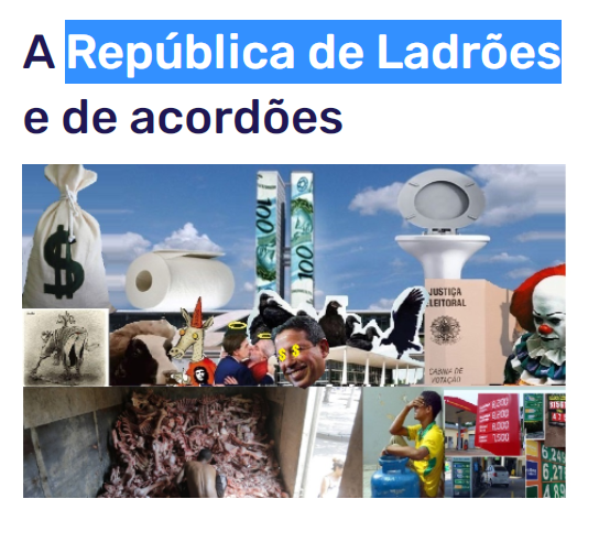 kauzovski's tweet photo. Bando de ladrões que agora se sentem totalmente a vontade para roubar muito mais blindados por bandidos de toga e por leis absurdas que eles mesmos criaram
#IssoEBrasil
https://t.co/1M8p2mzHsV https://t.co/SVhZD3s8pD