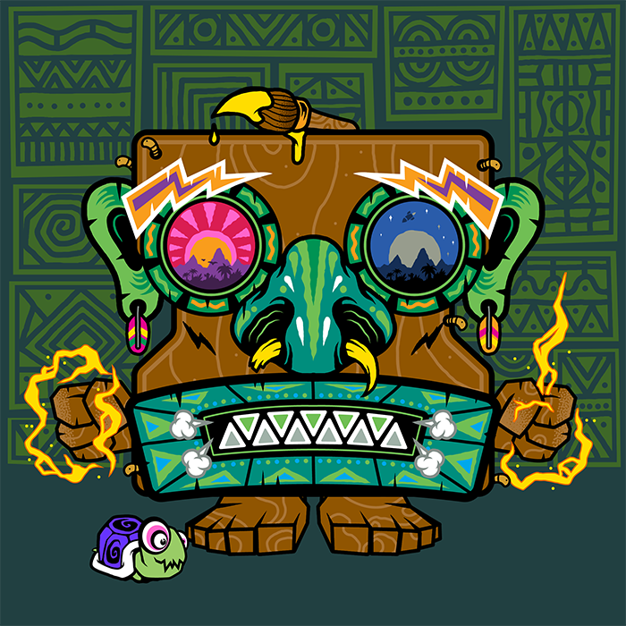 totemsnft's tweet photo. Take a peek at this rare eye trait, also lightning powers and 'Tank' one of our mascots 👀 https://t.co/Q938jHOXs0