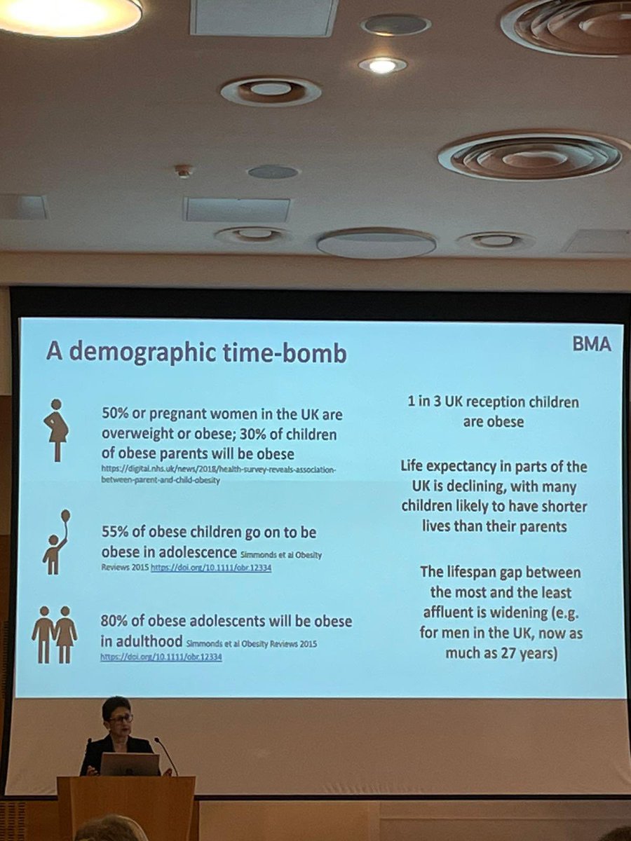 BMAScotland's tweet image. BMA President @NeenaModi1 is delivering her keynote speech to #bmascotconf about valuing health and the massive challenges currently being faced.