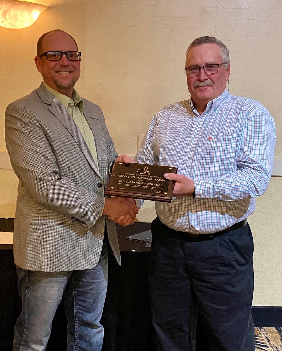 NESorghum's tweet photo. (1/2) A huge #SorghumArmy #thankyou to everyone who came out for the 2022 #Nebraska #Sorghum Appreciation Banquet last night! What a fun evening!

Special thanks to Dr. Charlie Stoltenow and @unl_extension for his inspiring message. https://t.co/wMbegoUIsL