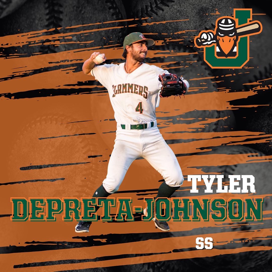JolietSlammers's tweet photo. Welcome back to the Slammers Shortstop Tyler Depreta-Johnson!
#getlockedin #slammersbaseball #playerprofile #mlbpartner #frontierleague #jolietslammers https://t.co/v8m2x1H4jP