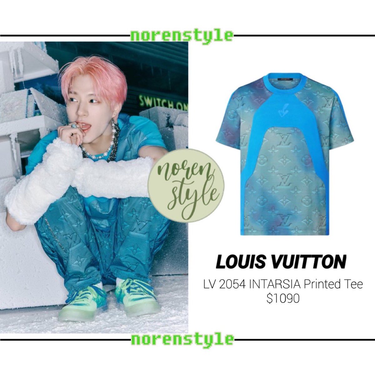 Louis Vuitton 2054 Intarsia Printed T-Shirt