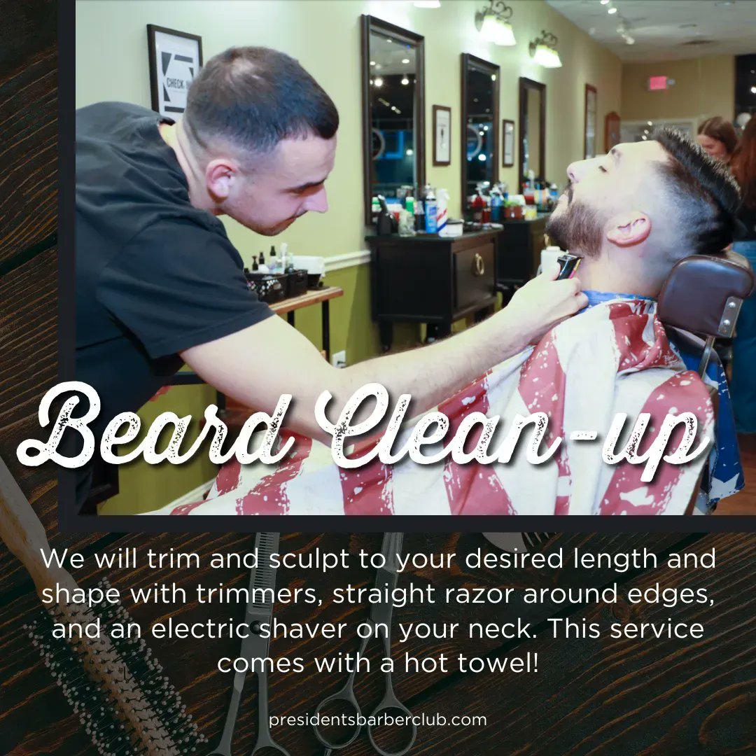 TPC_BarberShop's tweet photo. Spring is here, and there's no more hiding that scruffy neck under a scarf! Come on in for a beard clean-up and we'll have you ready for the season in no time. https://t.co/KenwMY97tZ