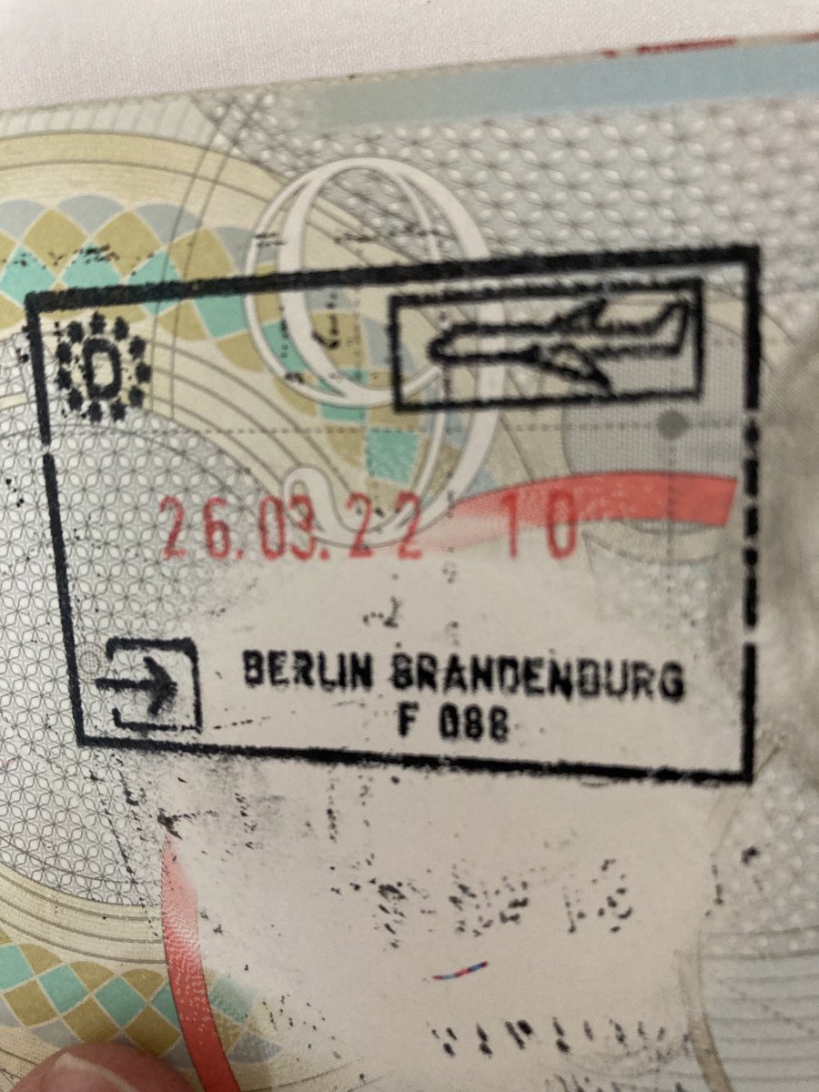 Finally a benefit of Brexit - a cool stamp in my passport!