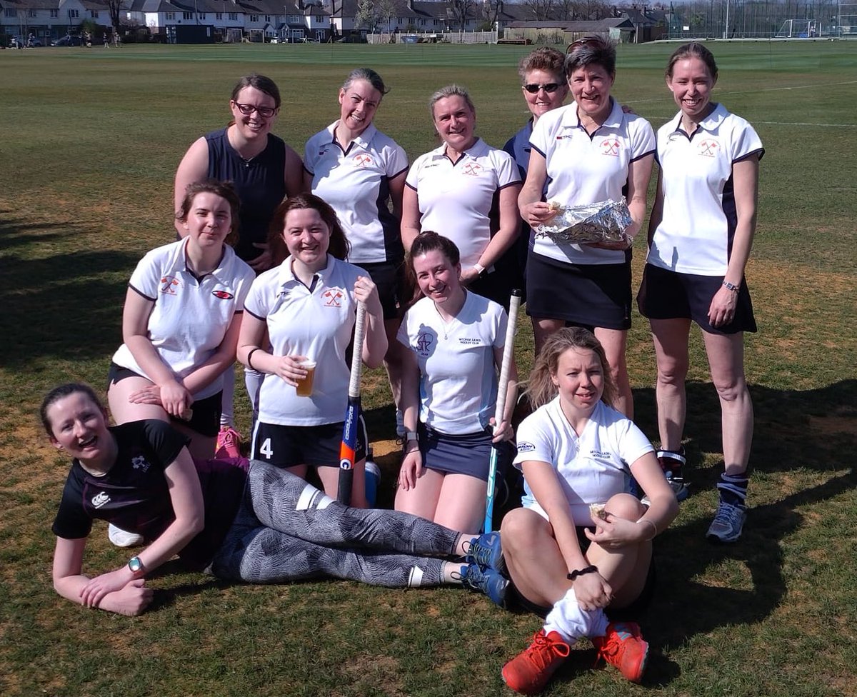 So important to get out and enjoy the sunshine. #hockey #londonhockey <a href="/MitchamLadies/">Mitcham Ladies</a>