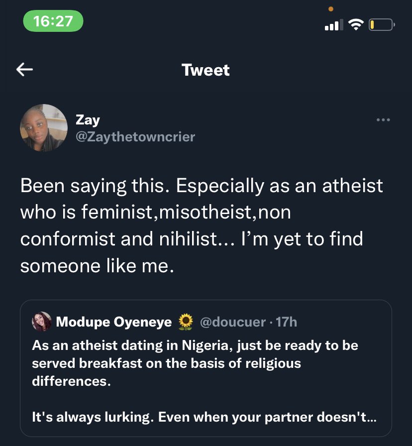 Atheist dating