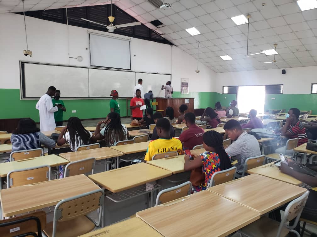 TeinUg's tweet photo. The show working agenda continues as TEIN UG executives visited various lecture halls to announce tein to the students populace... https://t.co/legOCOnrnC