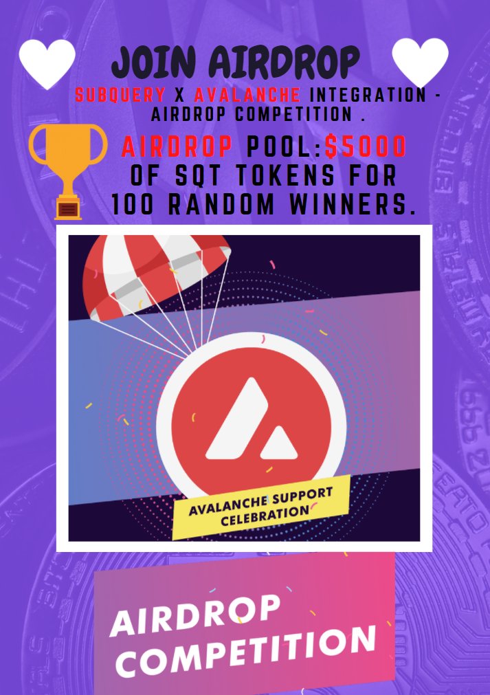 Pippiboy312's tweet image. New SubQuery Airdrop !!! #SubQueryTGE #SubQueryMarch.