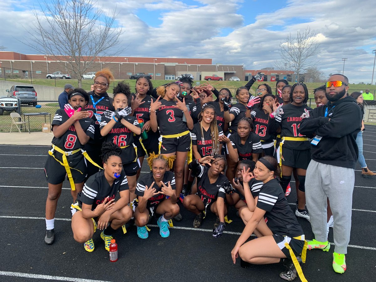 What an environment yesterday at the the Kick-Off for Girls HS Flag Football 🔥<a href="/CMSAthletic1/">CMS ATHLETICS</a> <a href="/Panthers/">Carolina Panthers</a>