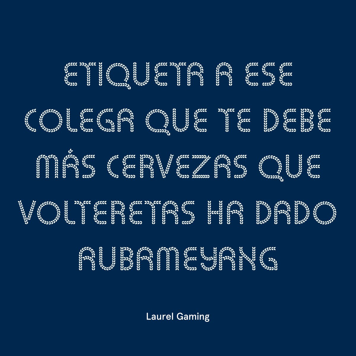 ¿Alguien a favor de inventar el concepto "saldo cervecero"?🍻

Muy útil para contabilizar las cervezas que te deben tus colegas por cualquier apuesta o reto ganado🤝

#cerveza
#gaming
#laurelgamingapp
