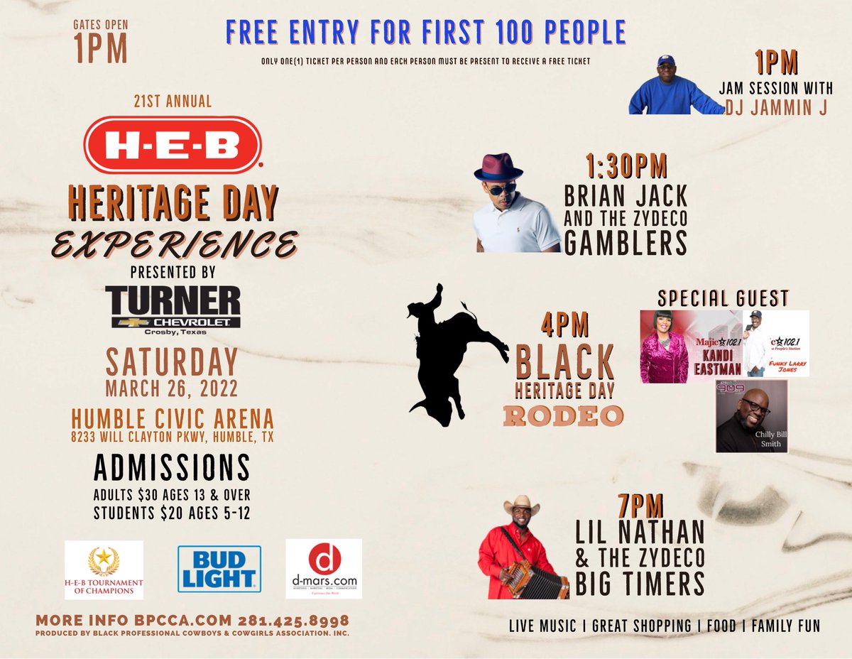 BPCCATX's tweet photo. The has finally arrived! Meet us today at the Humble Civic Arena for the 21st Annual Heritage Day Experience. Gates open at 1PM! #BPCCA #HeritageDayExperience https://t.co/mjAxiYmtik
