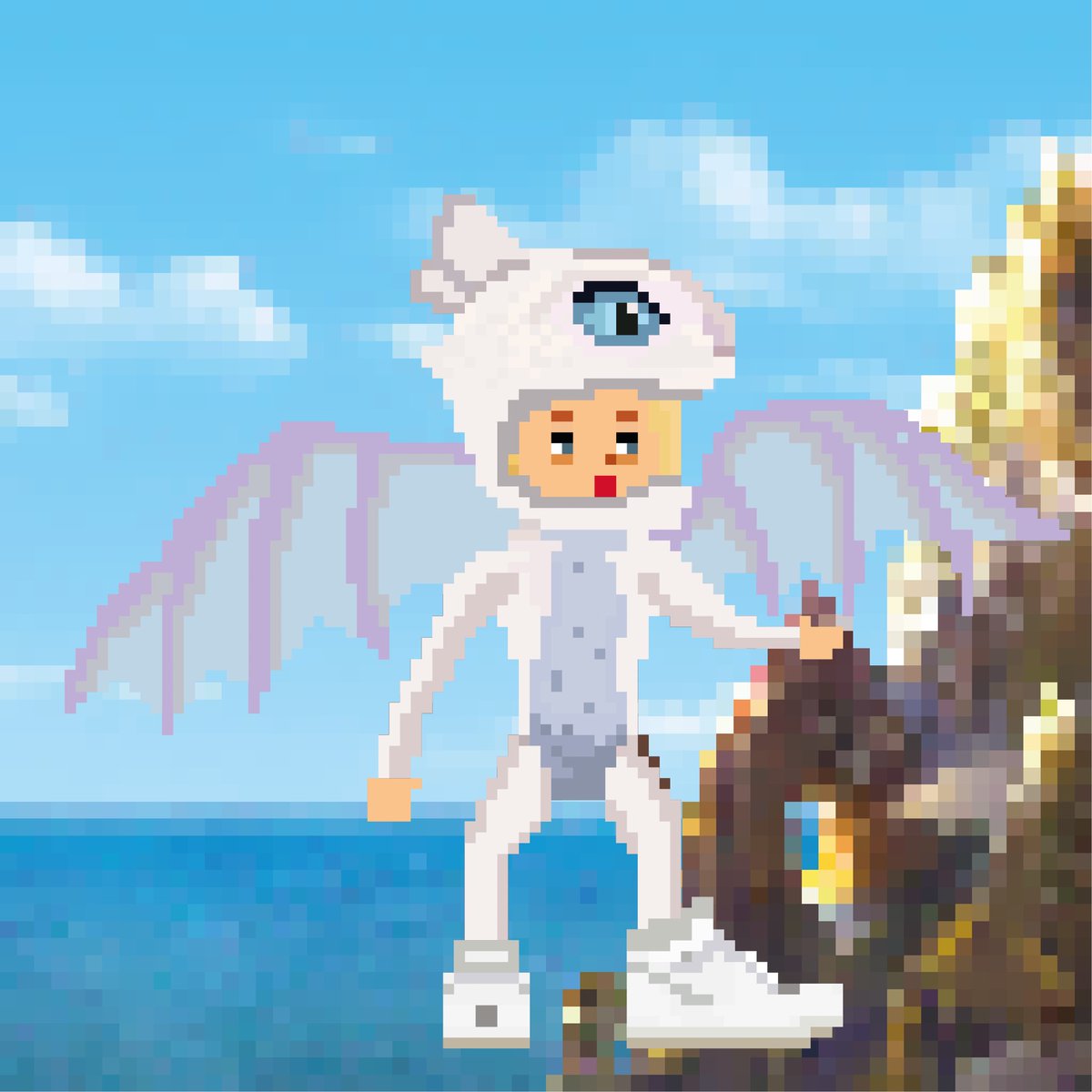 boyscreatedinos's tweet photo. This one could charm you into FOMOing, beware! 🤍💖

#boyscreatedinos #dinosaur #dinoz #NFTs #NFTCommmunity #nftcollection #pixelart #solana #crypto #sneakers #sneakeraddict #sneakerhead #sneakerfreak #sneakerholics #波鞋 https://t.co/xzX9lbZojV