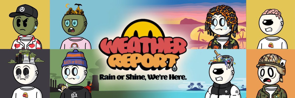 Got a wavey header from @laininft @WeatheReportNFT ⛈⛈