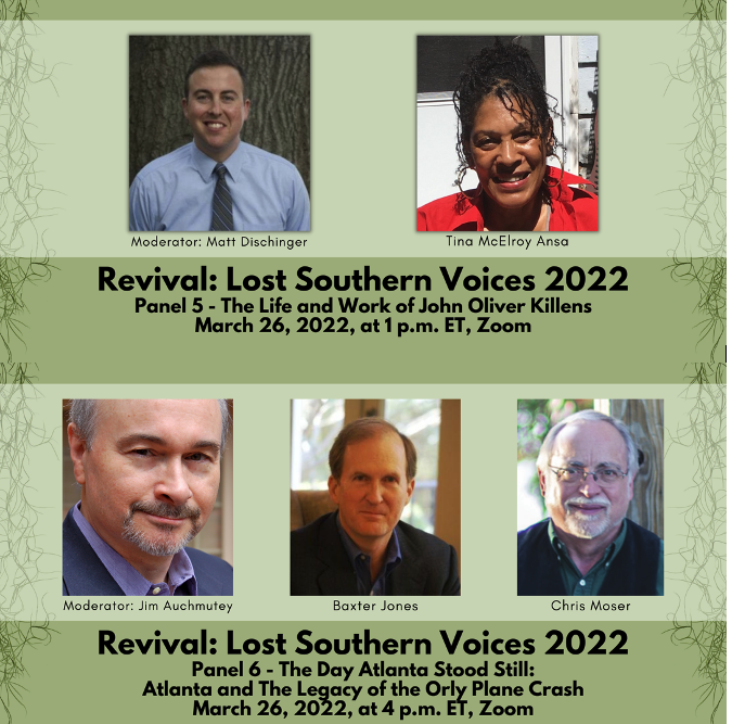 RevivalLost's tweet photo. #RevivalLSV2022 festival is almost over! Register at https://t.co/ppEK7bfDPk You can also find a complete program at  https://t.co/FafbjjmhsG as well as a list of books and music by the moderators, panelists, and #LostSouthernVoices at https://t.co/BTfL14lzlW https://t.co/TOf54h7lVA