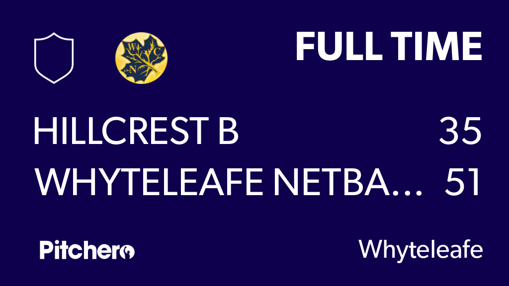 Whyteleafe Netball tweet media