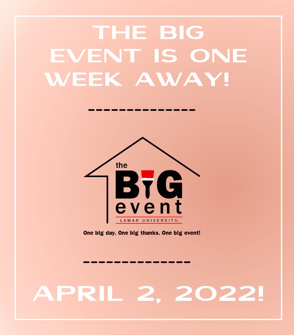 LU_BigEvent's tweet image. Registration for the Big Event closes tomorrow!  Sign up on LU Hub!