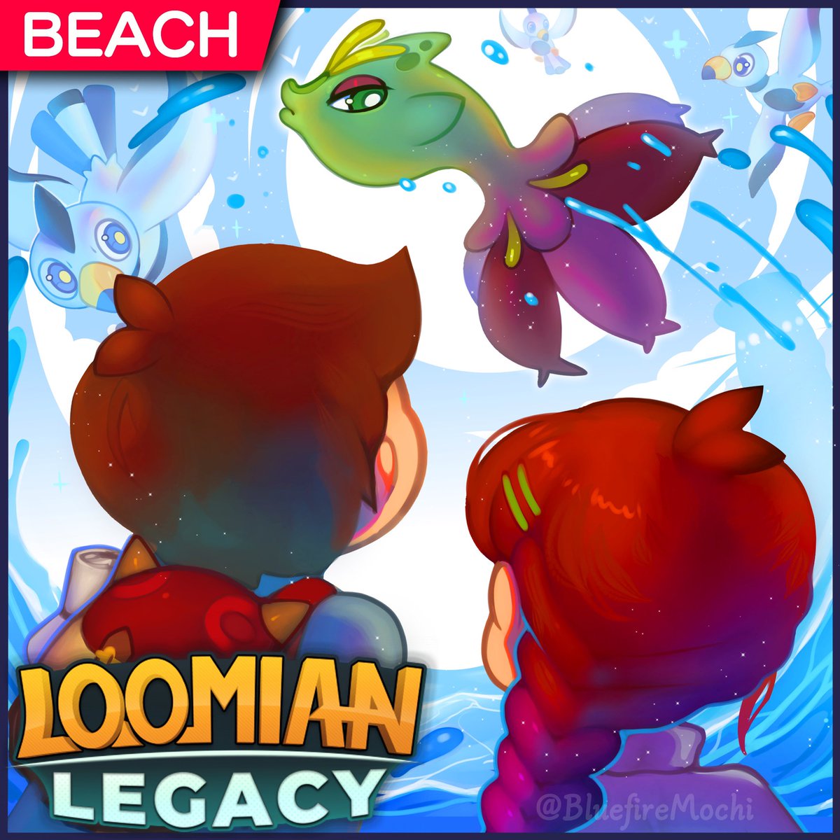 Loomian Legacy on X: I've changed the icon of the account and the banner  to art made by @BluefireMochi (a very talented person). I want to make this  account look more fanmade