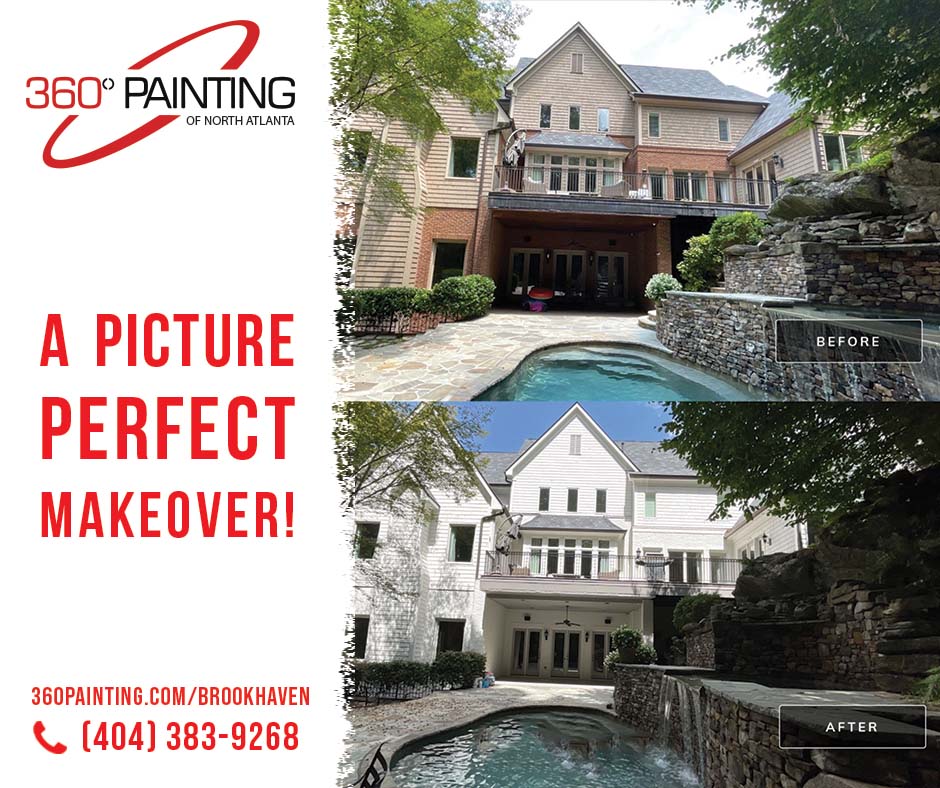 360North's tweet photo. Don't forget about the backyard! When updating curb appeal, most people only think about the front of the house but the back is just as important to consider! Make a backyard space that you'll enjoy through the spring and summer with a fresh coat from us: https://t.co/pRVB0GVro1 https://t.co/T4H4uiFiVC