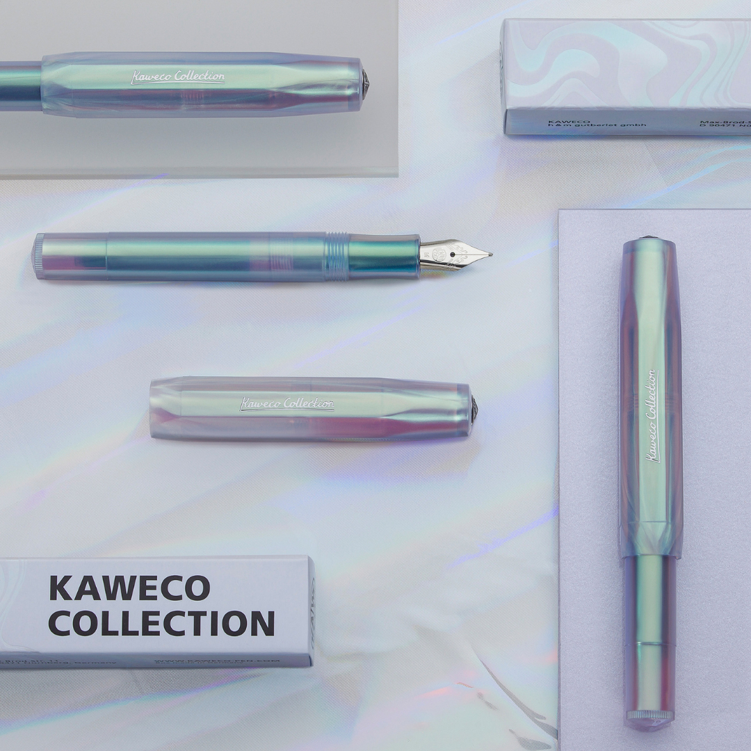 PensStudio's tweet photo. This is a Kaweco Collection Iridescent Pearl appreciation post! Let's take a moment to absorb it's sheer loveliness! Such a pretty pen!

#kaweco #kawecocollection #iridescentpearl  #stationerymatters #fpgeeks #fountainpens https://t.co/4BvVgkkhkO