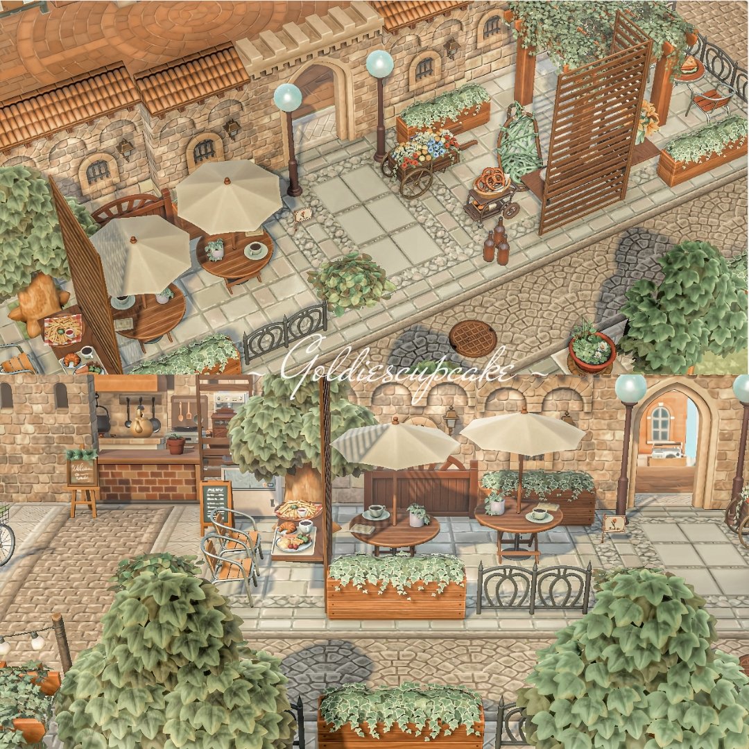 snowypinku's tweet photo. Cafe in front of resident services 🤍☕️
Inspired by @petit__bijou !
#ACNH #acnhinspo  #AnimalCrossingNewHorizons #AnimalCrossing https://t.co/e4OBcgOaFR
