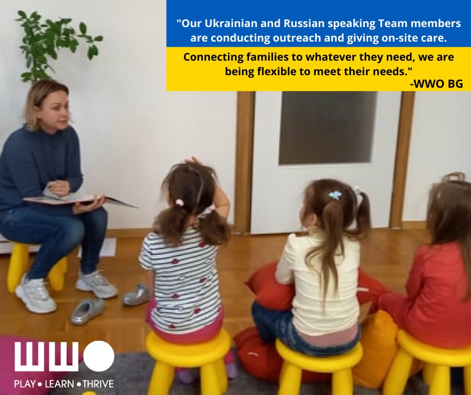 Learn more about how our team members in Sofia, Bulgaria are prepared to provide information for other services mothers might need: wwo.org/ukrainianrefug…