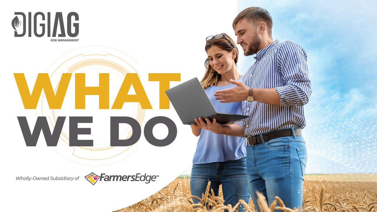 DigiAgRiskMgt's tweet photo. We deliver protection to help ease the financial stress that comes with managing a farm. For 🇨🇦 farmers we offer high-tech crop protection and group benefits for our farmers. Contact us at https://t.co/akZnfNRrpc

#InnovativeInsurance #CropProtection https://t.co/whFZba1wit