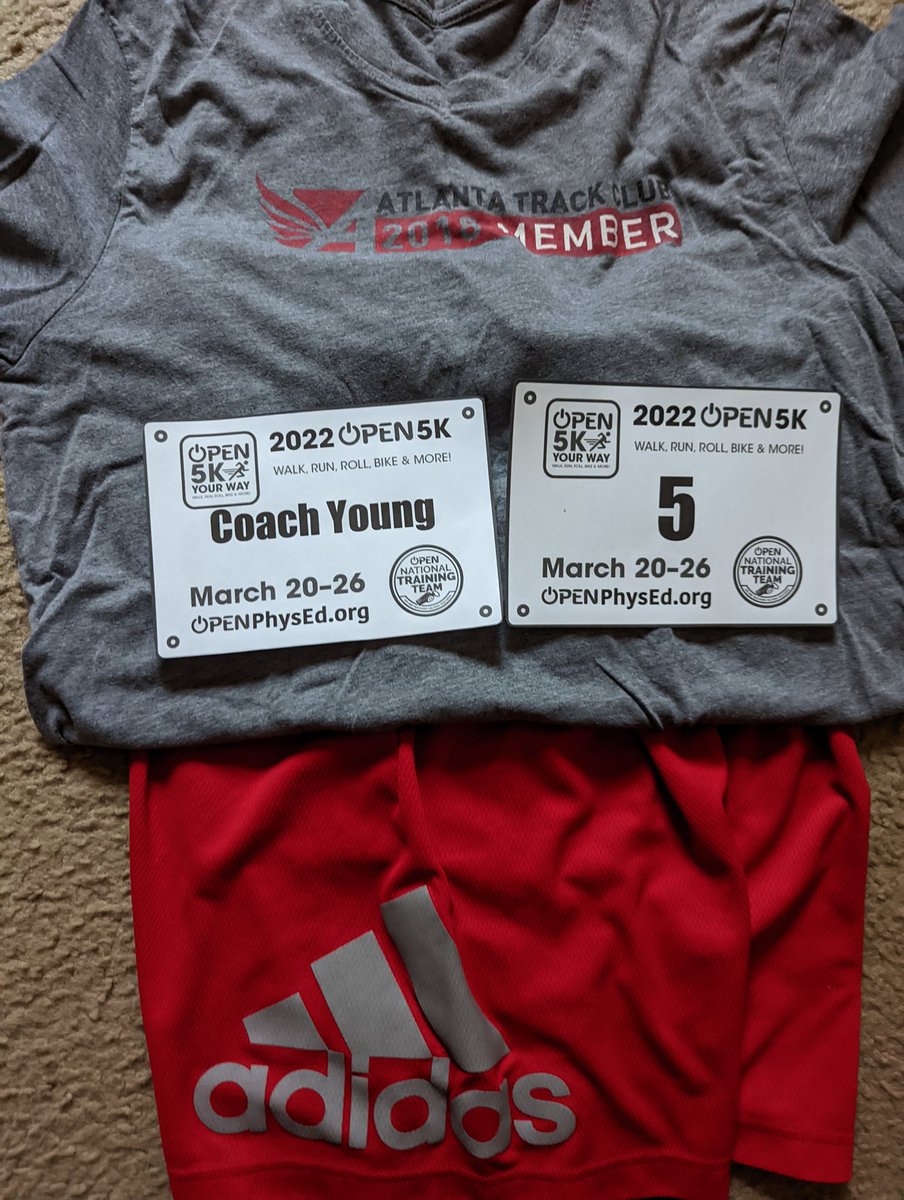 irunthepoint5's tweet photo. Finished my #OPEN5K this morning. Not my best time, but as I tell my students, we show up and make no excuses. #physed @OPENPhysEd #clockedin #NoExcuses #gettingbetter https://t.co/i4RsdLK41L