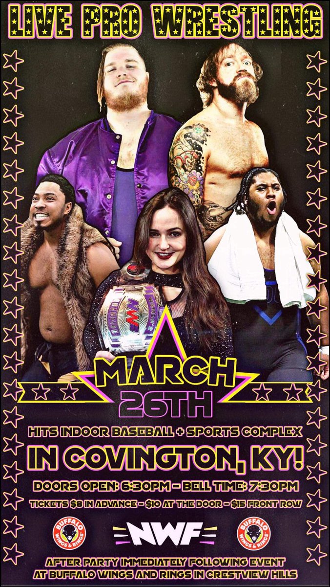 rruffen's tweet photo. Tonight great NWF action in Covington Ky! https://t.co/kgUx5pwr0Q