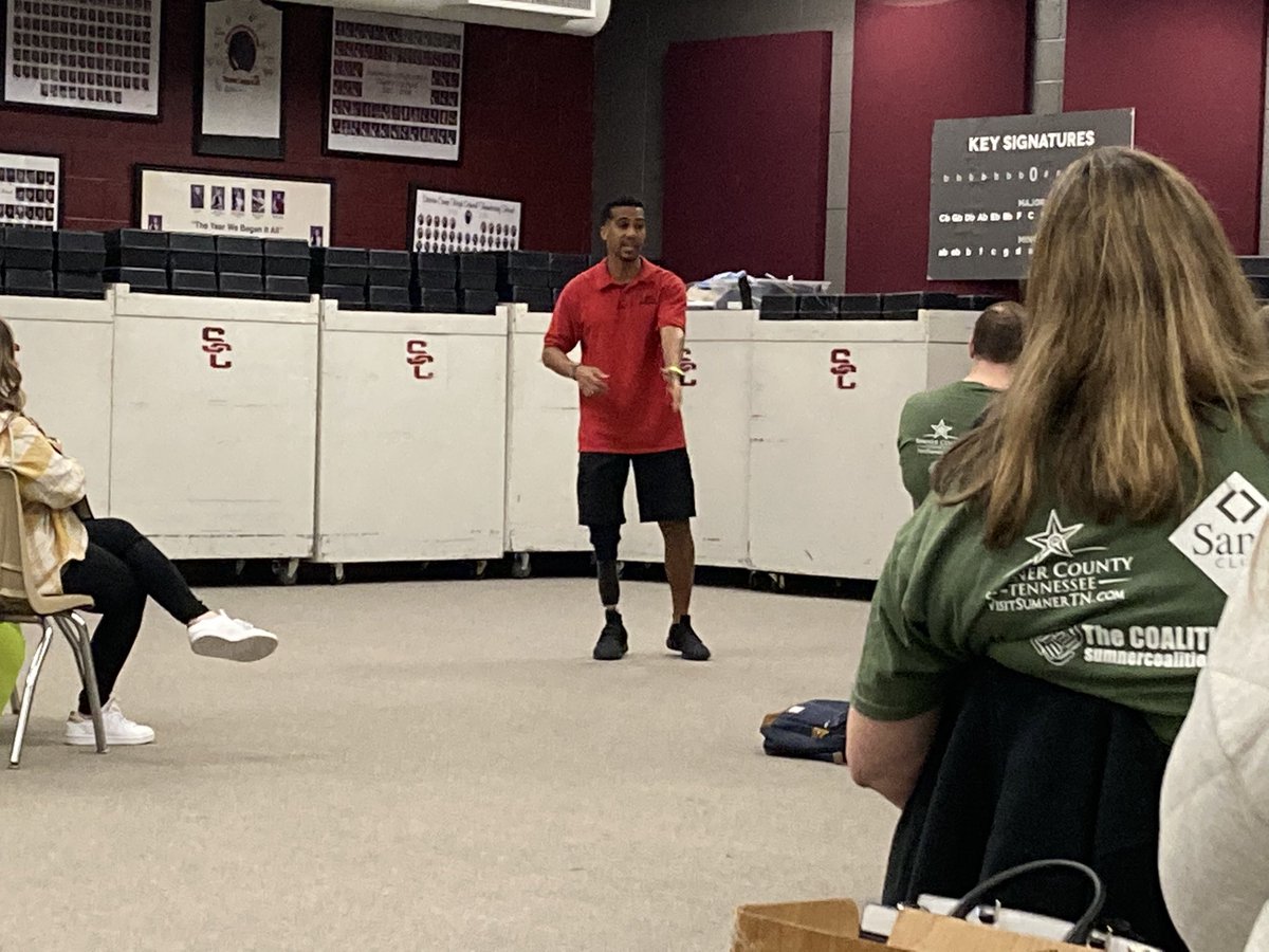 “Where your focus goes, your energy flows.” Leadership lessons from @LimbPossible this morning!