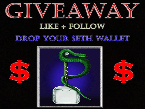 NFT Giveaway! 🎁

3 X RAGNAROK NFT

- Follow us
- Like &amp; RT
- Tag 2 friends
- Drop your #ETH Wallet

4 Hours Remaining !!!

#NFTs #NFTGiveaway #nftart #NFTCommunity #NFTdrop #NFTProject