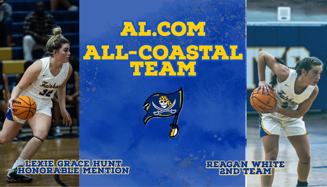 fairhopebball's tweet photo. Congratulations to Seniors Reagan White and Lexie Grace Hunt on their https://t.co/byn5nYELzL Alabama All-Coastal Team Selection! #Congrats https://t.co/QZD6xVe4MZ