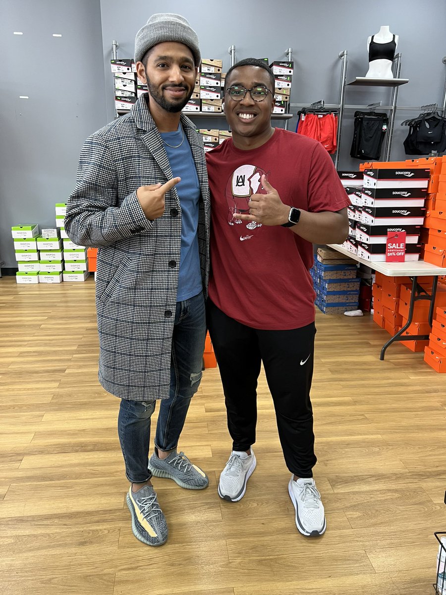 jeffmhall1's tweet photo. Thank you 🙌🏾 @ryanc0lllier for getting me right with these running shoes. 🥵#EMACforever https://t.co/OQ97F9rmsT