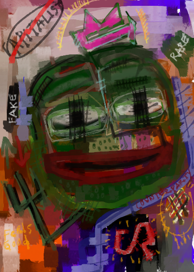 Ndhoz_dotule's tweet photo. FROGSQUIAT from @DankDirectory is available on 2nd dispenser : https://t.co/JkC7XToUJA 

#CounterpartyXCP #Bitcoin #Pepe #DankPepe #RarePepe #FakePepe
#NFTs #dankdirectory #pepethefrog #fakerarepepe 
@CounterpartyXCP
@therarepepe https://t.co/1n8XzUjQ7k