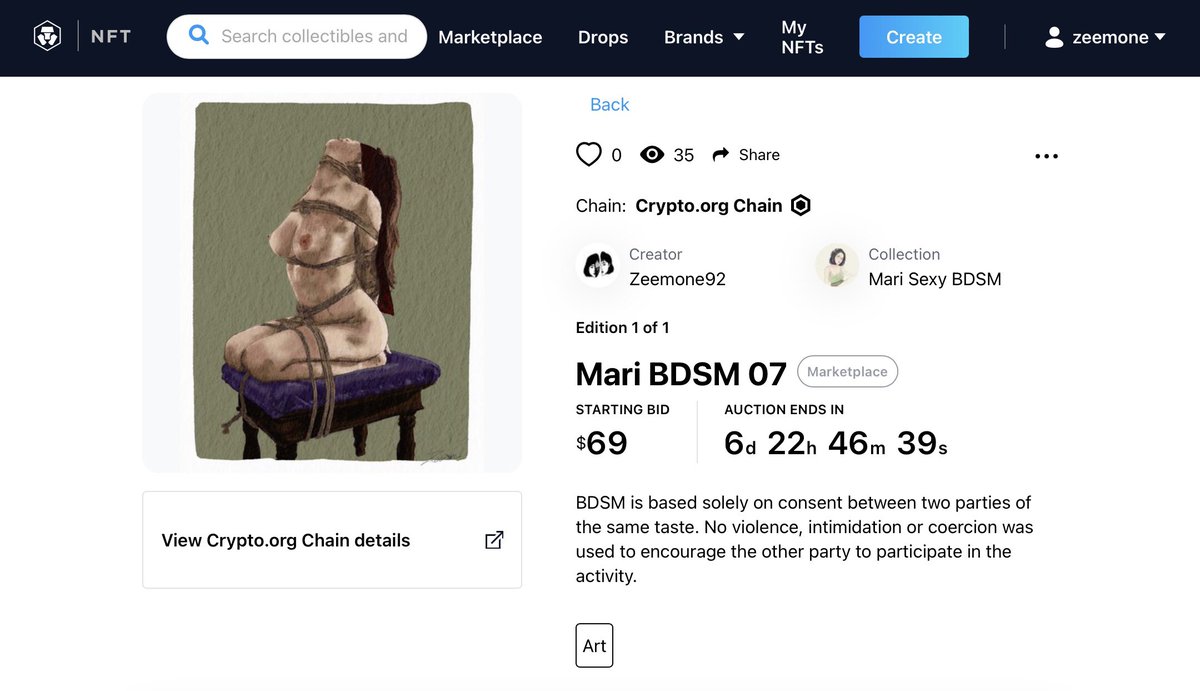 Bids now❗️❗️

❤️‍🔥👉 <a href="/cryptocomnft/">Crypto.com NFT</a> <a href="/cryptocom/">Crypto.com</a> 

#NFTZeemone92

#NFTCommmunity #cro #CRO #crofam #CronosNFT #Cryptocom #NFTdrop 
crypto.com/nft/collection…