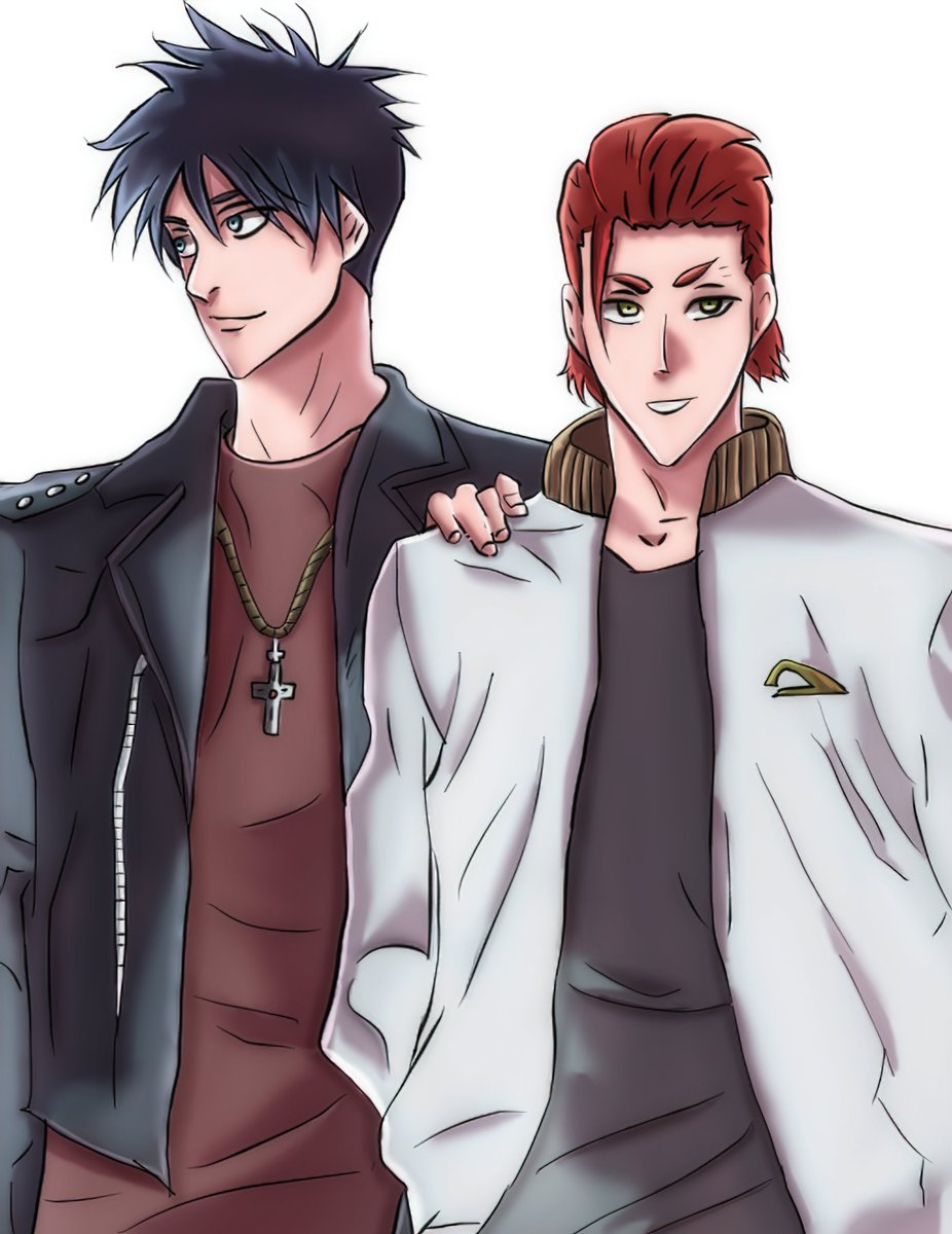 Macit_ma's tweet photo. after seeing the sketch from yesterday's #Demonrush reveal  i couldn't help but clean the line art and color it , cant wait to see how these two go from best friends to enemies .
@MastarMedia https://t.co/qMy2EXhzbc