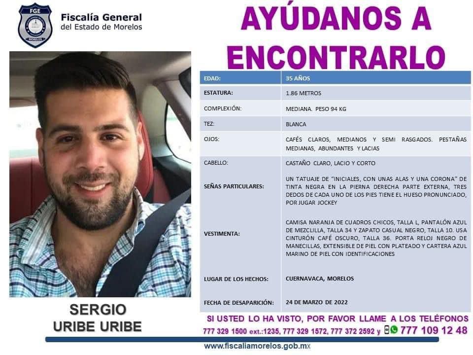 DiariodeMorelos's tweet photo. #ServicioSocial

Solicitamos de su colaboración para localizar a SERGIO URIBE URIBE de 35 años.
#Morelos https://t.co/Upt0mHzQGa